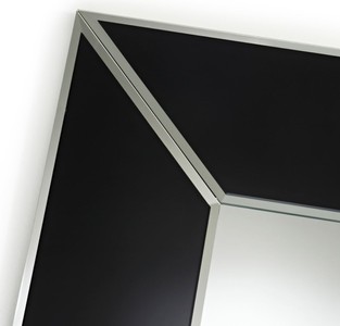 Casa Padrino Luxus Spiegel Schwarz 90 x H. 90 cm - Luxus Möbel & Accessoires