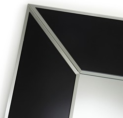 Casa Padrino miroir de luxe noir 90 x H. 90 cm - Mobilier de Luxe et Accessoires