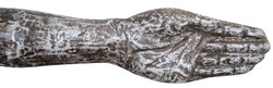 Casa Padrino Scultura Tuffatore di lusso Argento / Nero 157 x 54 x H. 135 cm - Figura decorativa pregiata