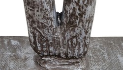 Casa Padrino Scultura Tuffatore di lusso Argento / Nero 157 x 54 x H. 135 cm - Figura decorativa pregiata