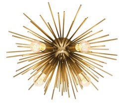 Casa Padrino luxury ceiling lamp brass Ø 58 x H. 26,5 cm - Luxury Collection