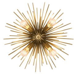 Casa Padrino luxury ceiling lamp brass Ø 58 x H. 26,5 cm - Luxury Collection