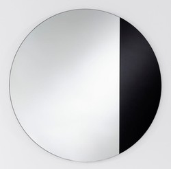 Casa Padrino miroir de luxe noir Ø 58 cm - Meubles Design et Accessoires