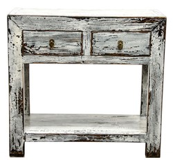 Casa Padrino country style console antique style white 90 x 40 x H. 85 cm - Country Style Furniture