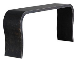 Casa Padrino console table de style country style antique noir 162 x 35 x H. 77 cm - Console de Style Country 