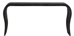 Casa Padrino console table de style country style antique noir 162 x 35 x H. 77 cm - Console de Style Country 