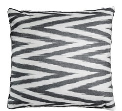 Casa Padrino oreiller de luxe noir / blanc 40 x 40 cm - Accessoires de Décoration de Salle de Séjour