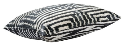 Casa Padrino oreiller de luxe mod2 noir / blanc 40 x 40 cm - Accessoires de Décoration de Salle de Séjour