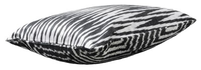 Casa Padrino Luxus Kissen Mod2 Schwarz / Weiß 40 x 40 cm - Wohnzimmer Deko Accessoires