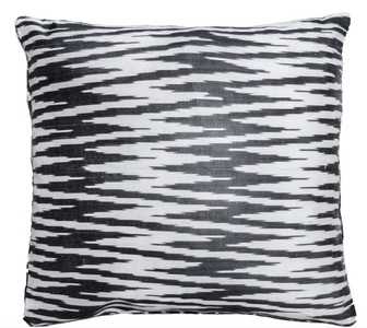 Casa Padrino Luxus Kissen Mod2 Schwarz / Weiß 40 x 40 cm - Wohnzimmer Deko Accessoires