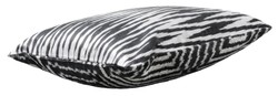 Casa Padrino Luxury Pillow Mod2 Black / White 40 x 40 cm - Living Room Decoration Accessories