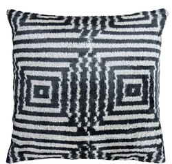 Casa Padrino Luxury Pillow Mod2 Black / White 40 x 40 cm - Living Room Decoration Accessories
