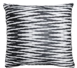Casa Padrino Luxury Pillow Mod2 Black / White 40 x 40 cm - Living Room Decoration Accessories