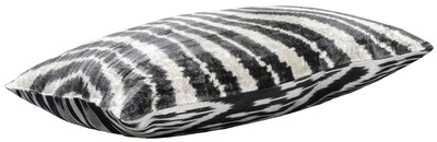 Casa Padrino oreiller de luxe noir / blanc 60 x 40 cm - Accessoires de Décoration de Salle de Séjour