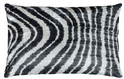 Casa Padrino Luxury Pillow Black / White 60 x 40 cm - Living Room Decoration Accessories