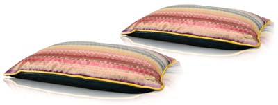 Casa Padrino coussin décoratif de salon set de 2 multicolores 60 x 40 cm - Collection de Luxe