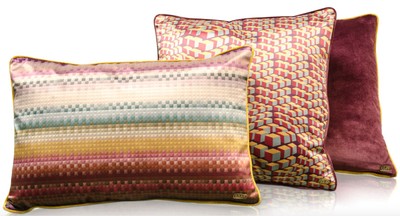 Casa Padrino cuscini set di 3 decorativo per soggiorno multicolore - Collezione di Lusso