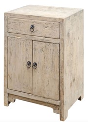 Casa Padrino Country House Style Chest of Drawers in Natural Colors, 50 x 40 x H. 75 cm