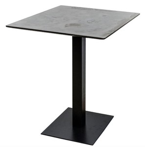 Casa Padrino tavolo da bar di lusso con piano in metallo rivestito in materiale sintetico 70 x 70 x H. 100 cm - Collezione di Lusso