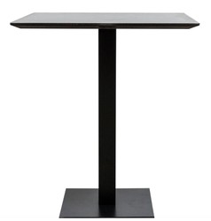 Casa Padrino tavolo da bar di lusso con piano in metallo rivestito in materiale sintetico 70 x 70 x H. 100 cm - Collezione di Lusso