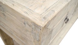 Casa Padrino country style console table with 4 drawers natural colors 170 x 45 x H. 85 cm - Country Style Console