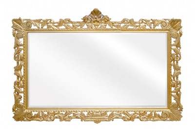 Casa Padrino Baroque Mirror Gold Handmade 193 x 110 cm - Wooden Mirror - Baroque Furniture