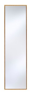 Casa Padrino espejo de lujo con marco de madera natural 35 x H. 130 cm - Espejo de Pared de Salón Casa Padrino espejo de lujo con marco de madera natural 35 x H. 130 cm - Espejo de Pared de Salón