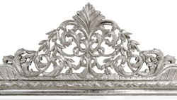Casa Padrino baroque wall mirror silver 190 x H. 155 cm - Living Room Mirror in Baroque Style