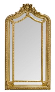 Casa Padrino baroque style wall mirror gold 108 x H. 200 cm - Noble & Sumptuous