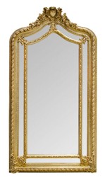 Casa Padrino specchio da parete stile barocco oro 108 x H. 200 cm - Nobile e Sontuoso
