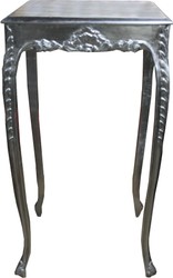 Tavolo bar bar Casa Padrino argento altezza 112 cm, larghezza 60 cm - mobili antichi