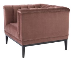 Casa Padrino fauteuil de luxe vieux rose 89 x 86 x H. 75 cm - Meubles de Salon