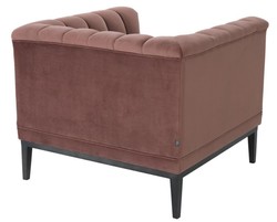 Casa Padrino fauteuil de luxe vieux rose 89 x 86 x H. 75 cm - Meubles de Salon