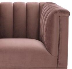 Casa Padrino fauteuil de luxe vieux rose 89 x 86 x H. 75 cm - Meubles de Salon