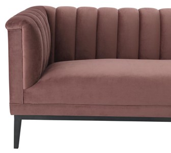 Casa Padrino Luxus Sofa Altrosa 230 x 86 x H. 75 cm - Wohnzimmermöbel