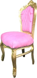Casa Padrino Chaise Baroque Rose / Or Mod3 - Edition Limitée Casa Padrino Chaise Baroque Rose / Or Mod3 - Edition Limitée