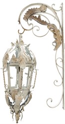 Casa Padrino lámpara de pared barroco crema 36 x 60 x H. 115 cm - Luces y Lámparas de Estilo Barroco