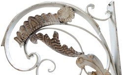 Casa Padrino lámpara de pared barroco crema 36 x 60 x H. 115 cm - Luces y Lámparas de Estilo Barroco
