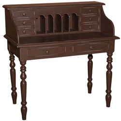 Casa Padrino Scrivania stile rustico marrone antico 109 x 60 x H. 110 cm - Mobili in stile rustico
