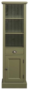 Casa Padrino Landhausstil Badezimmerschrank Grün 49 x 39 x H. 160 cm - Badezimmermöbel im Landhausstil
