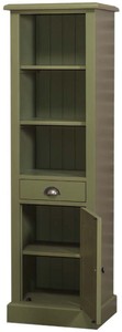 Casa Padrino Landhausstil Badezimmerschrank Grün 49 x 39 x H. 160 cm - Badezimmermöbel im Landhausstil