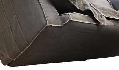 Casa Padrino Luxus Wohnzimmer Sofa Vintage Dunkelgrau 240 x 100 x H. 80 cm - Luxus Qualität