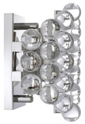 Casa Padrino Applique murale de luxe style baroque argent 24,5 x 15 x H. 24 cm