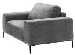 Casa Padrino Luxury Oversize Armchair in Grey 158 x 93 x H. 80 cm - High-Quality Hotel Furniture