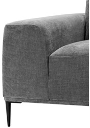 Casa Padrino Luxury Oversize Armchair in Grey 158 x 93 x H. 80 cm - High-Quality Hotel Furniture