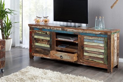 Madia design Casa Padrino multicolore L.150 x H.60 x T.40 - Mobile TV - cassettiera - fatta a mano - legno massello Madia design Casa Padrino multicolore L.150 x H.60 x T.40 - Mobile TV - cassettiera - fatta a mano - legno massello