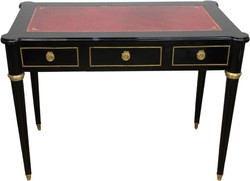 Casa Padrino Luxury Baroque Bureau Noir / Or / Bordeaux Secrétaire Luxury Furniture Casa Padrino Luxury Baroque Bureau Noir / Or / Bordeaux Secrétaire Luxury Furniture