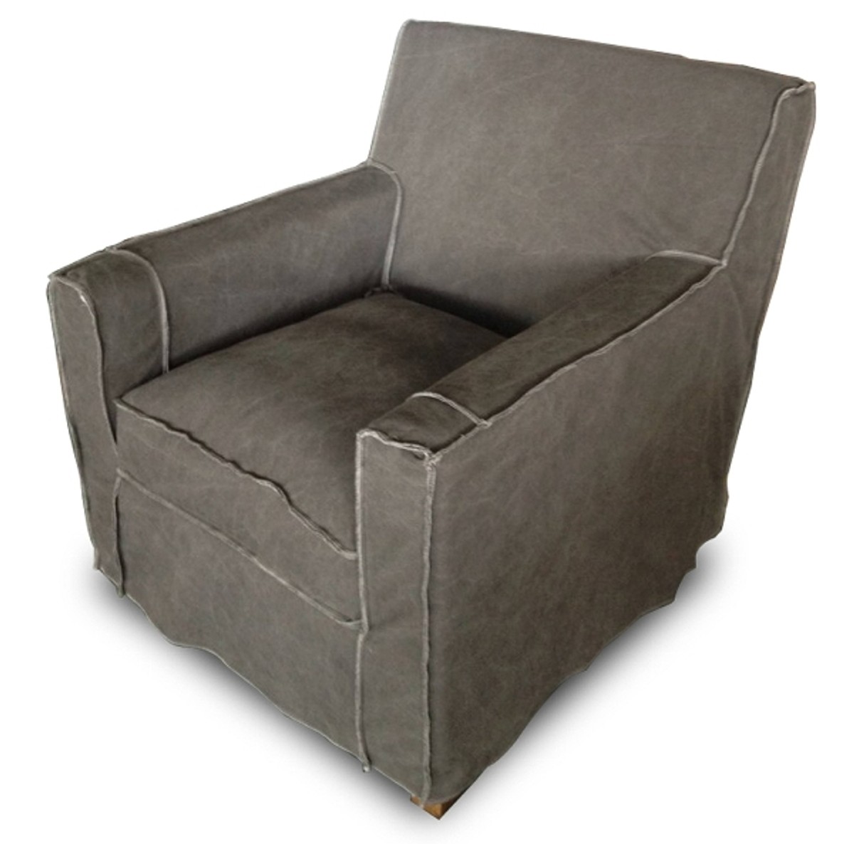 Casa Padrino luxury living room armchair gray 82 x 80 x H. 81 cm - Living Room Furniture Casa Padrino luxury living room armchair gray 82 x 80 x H. 81 cm - Living Room Furniture
