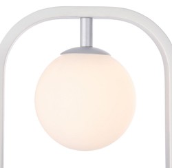 Casa Padrino applique murale de luxe blanc / argent 17,8 x 11 x H. 25 cm - Lampe Murale de Luxe