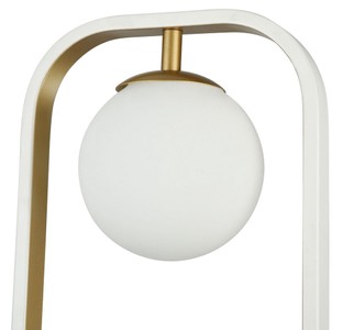 Casa Padrino Luxus Wandleuchte Weiß / Gold 17,8 x 11 x H. 25 cm - Wohnzimmer Wandlampe